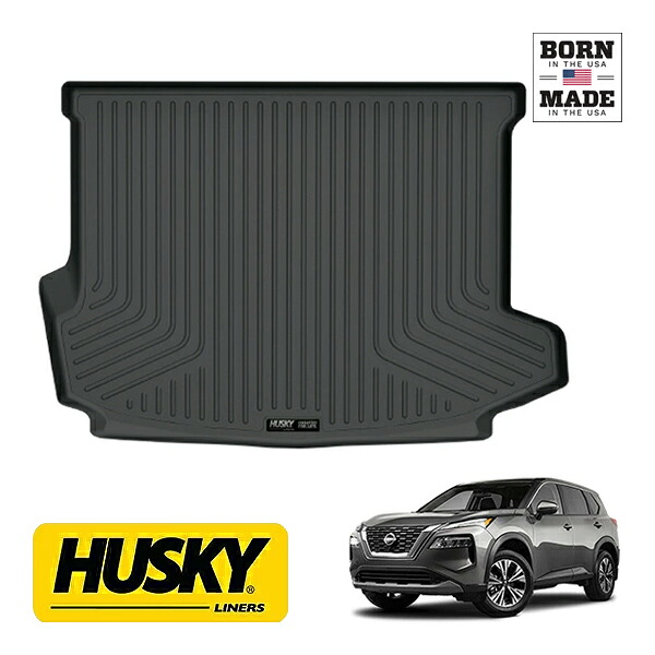 【HUSKY LINERS 正規品】WETHERBEATER オールウェザー リア カーゴライナー ラゲッジマット カーゴマット カーゴプロテクター ブラック 28541 日産 エクストレイル T33 ハスキーライナーズ