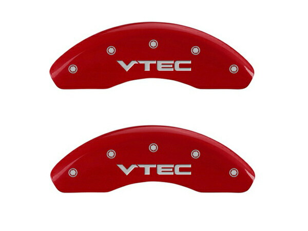【MGP 正規品】 ホンダ シビック EK系 専用設計 ブレーキ キャリパーカバー レッド VTECロゴ アルミ製 20209FVTCRD フロント 左右分 セット