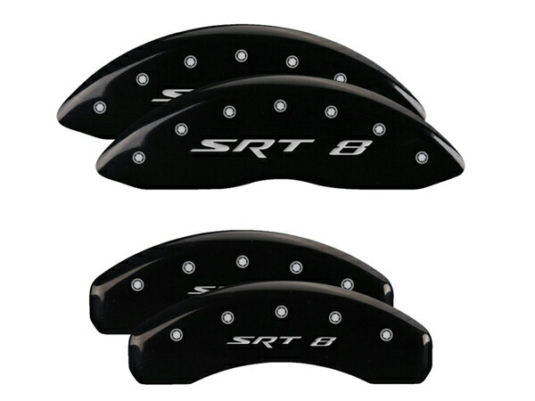 【MGP 正規品】 11-21y ジープ グランドチェロキー WK 専用設計 ブレーキ キャリパーカバー ブラック SRT8ロゴ アルミ製 42020SSR8BK