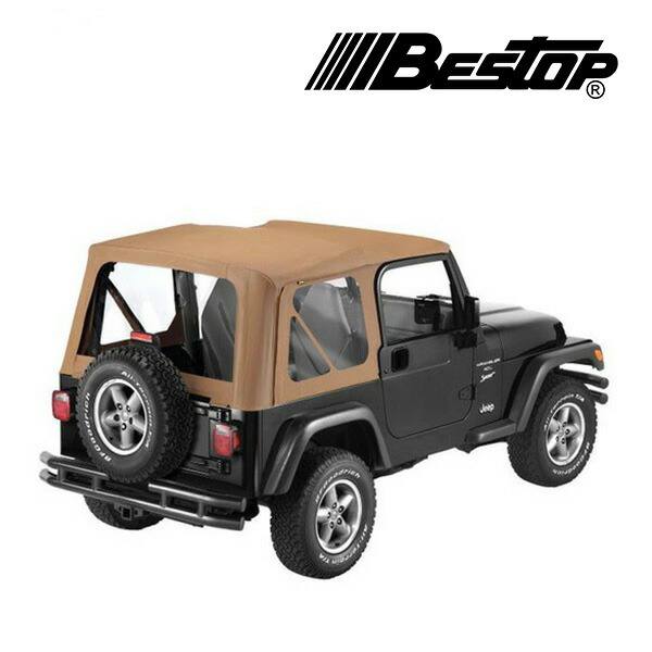 【お買い物マラソン★エントリーでP10倍！】【BESTOP 正規品】BESTOP Sailcloth ソフトトップ(交換用) スパイス 7912237 97-02y TJラングラー 前期