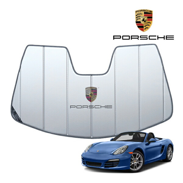 楽天市場】USポルシェ純正 専用設計 PORSCHE ロゴ入 サンシェード 吸盤