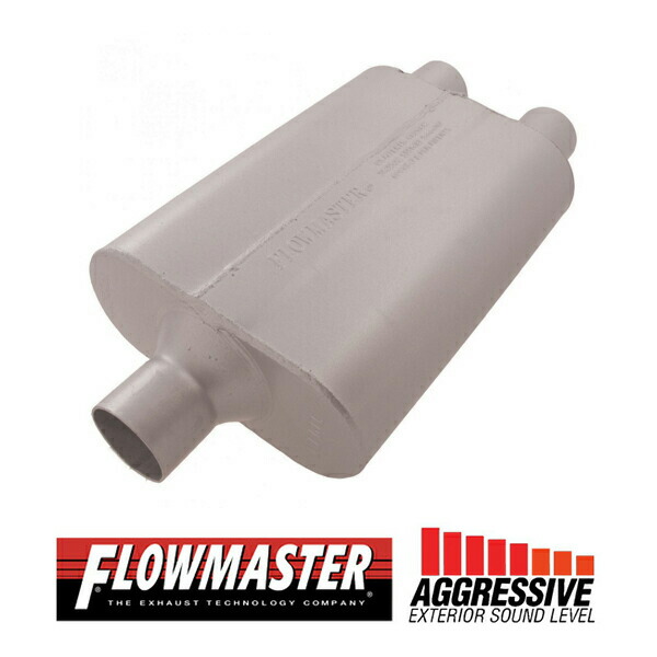 FLOW MASTER / フローマスター 40 デルタ フロー マフラー #9424422 Center in 2.25\