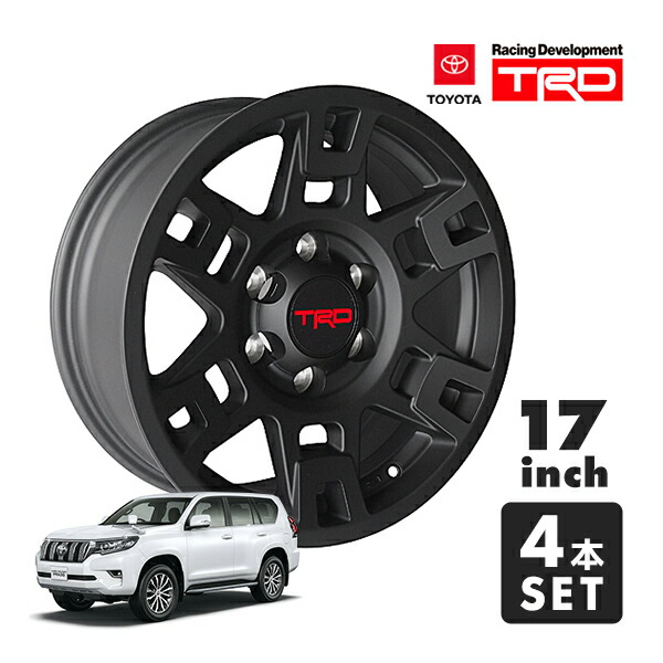 TRD17インチホイール4本 TRD 【US TOYOTA 正規品】TRD17インチ ホイール ガンメタ 4本