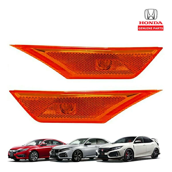 USホンダ純正 サイドマーカー ウインカーライト US仕様 HONDA シビック ハッチバック FK7/FK8 | シビック セダン FC1 CIVIC タイプR 北米仕様 USDM|カリフォルニアカスタム店