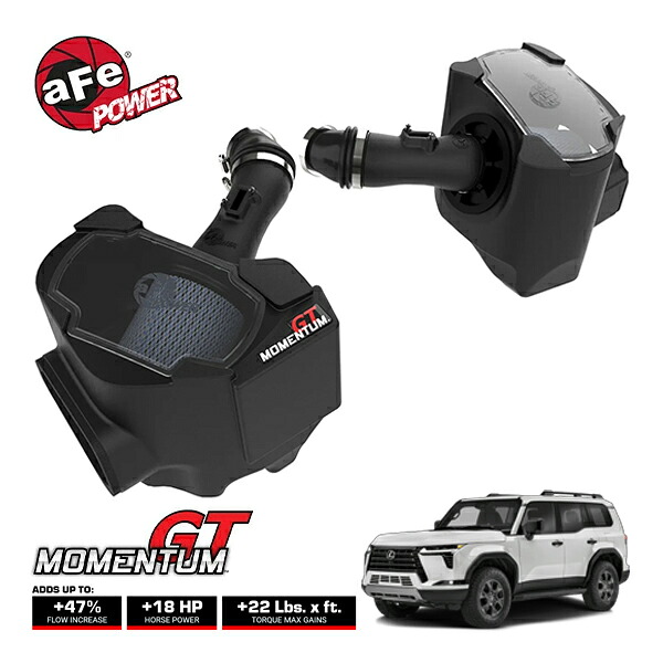 【aFe Power 正規品】Momentum GT コールドエアインテーク エアフィルター Pro5R フィルター 湿式 オイル式 架橋ポリエチレン エアーフィルター エアクリーナー レクサス GX550