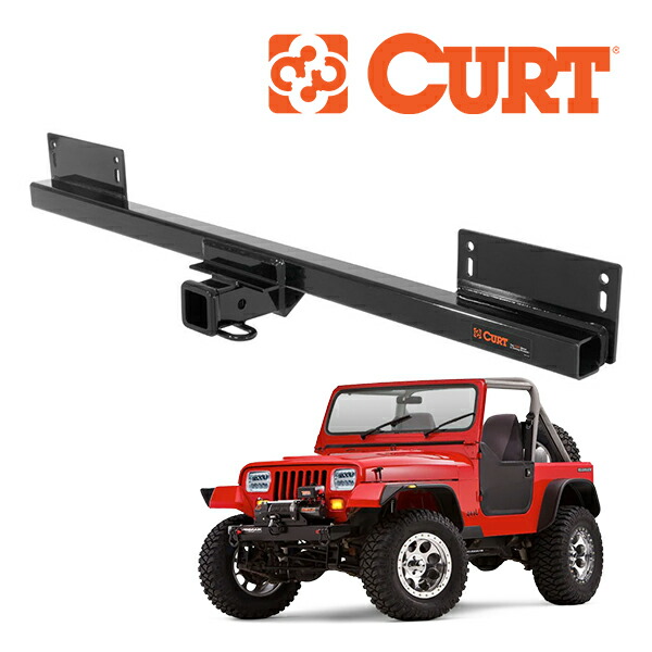 【CURT 正規品】87-96y Jeep ジープ YJ ラングラー クラス3 ヒッチメンバー 2インチ角 13657｜カリフォルニアカスタム店