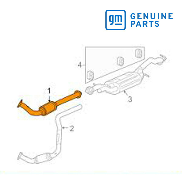 楽天市場】GM純正 キャタリック コンバーター 触媒 キャタライザー