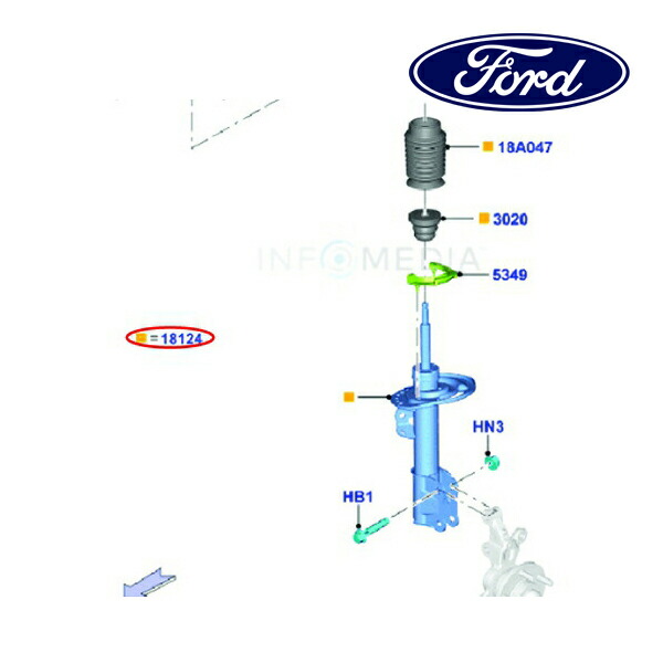 楽天市場】16y- エクスプローラー フォード純正 ショックアブソーバー リア FB5Z18125B : カリフォルニアカスタム楽天市場店