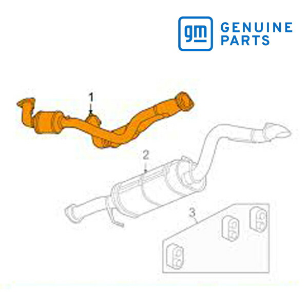 楽天市場】GM純正 キャタリック コンバーター 触媒 キャタライザー