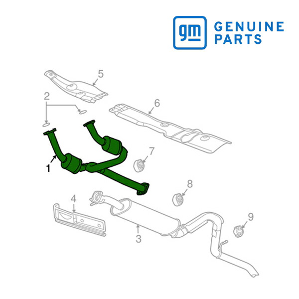 楽天市場】GM純正 キャタリック コンバーター 触媒 キャタライザー