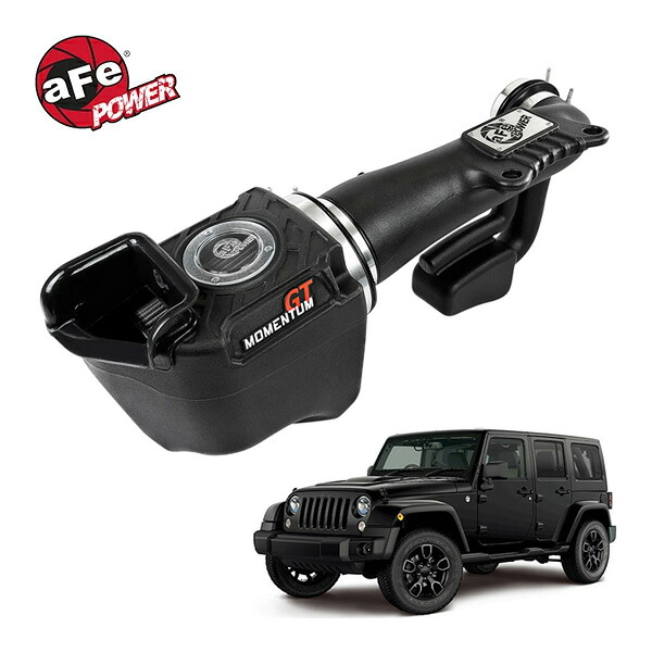 【aFe Power 正規品】ジープ JK ラングラー 3.6L Momentum GT コールドエアインテーク エアフィルター Pro DRY S 乾式 51-76212 エアーフィルター エアクリーナー エーフパワー