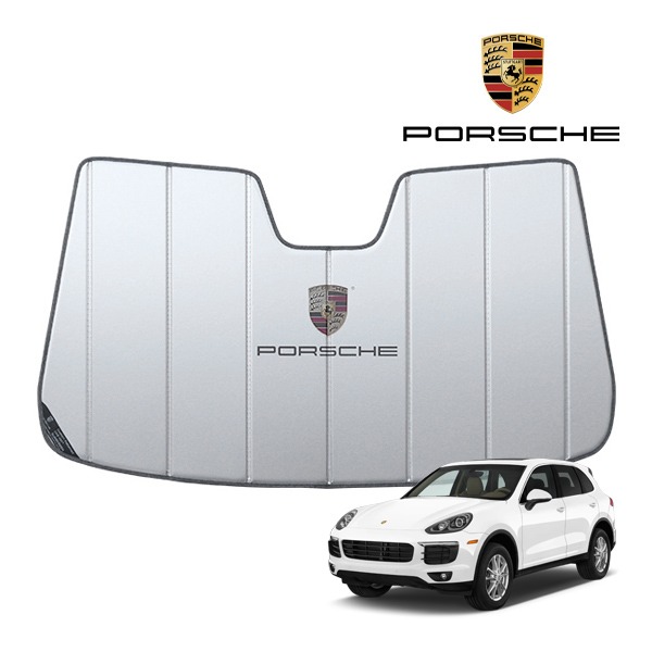 楽天市場】USポルシェ純正 専用設計 PORSCHE ロゴ入 サンシェード 吸盤