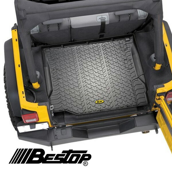 【お買い物マラソン★エントリーでP10倍！】【BESTOP 正規品】ジープ JEEP JK ラングラー オールウェザー リア カーゴマット ラゲッジマット カーゴライナー トランクマット 5150501 ベストップ