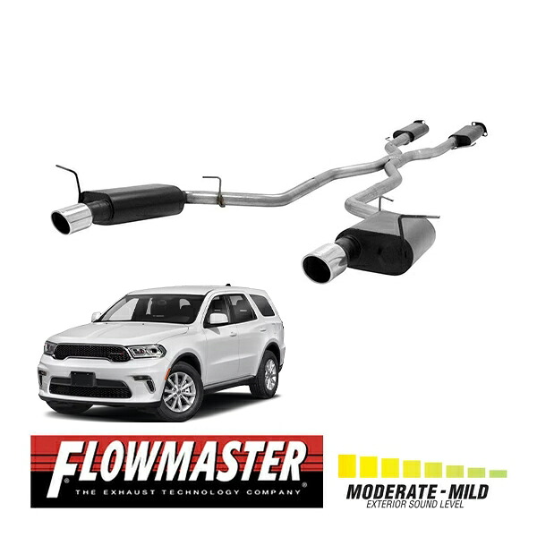 【FLOWMASTER 正規品】フォースIIキャタバックエキゾーストシステム 11-23y デュランゴ R/T 5.7L/3.6L 817651 2WD/4WD共通 フローマスター｜カリフォルニアカスタム店
