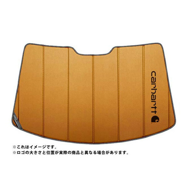 【CoverCraft 正規品】 専用設計 サンシェード ブロンズ 吸盤不要 折りたたみ式 VW フォルクスワーゲン ニュービートル 9CB 9CA系 Carhartt カーハートコラボ仕様 カバークラフト ［真夏もへたらない3層構造で断熱効果抜群］