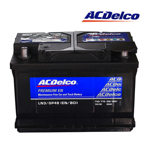 【ACDELCO 正規品】バッテリー LN3 メンテナンスフリー 14-19y シボレー Chevrolet コルベット C7 全モデル|カリフォルニアカスタム店