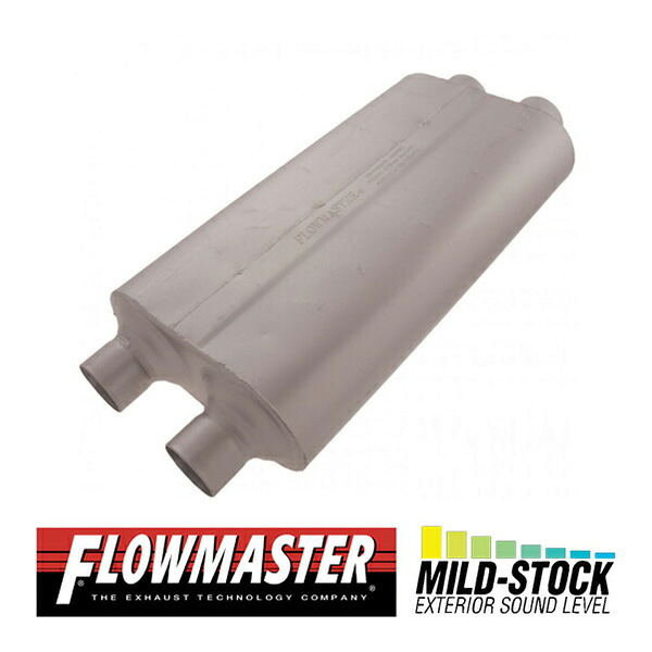 FLOW MASTER / フローマスター 50 Big Block マフラー #530504 Dual in 3.00"/Dual out 2.50" - Mild Sound シボレー シルバラード 1500/シルバラード 1500 HD/シルバラード 2500 HD|カリフォルニアカスタム店