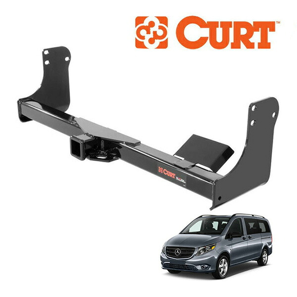 【CURT 正規品】メルセデスベンツ BENZ Vクラス V220d メトリス W447 ロング適合可 クラス3 ヒッチメンバー 2インチ角 13276｜カリフォルニアカスタム店