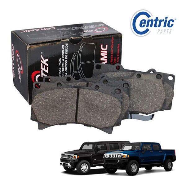 【Centric 正規品】ハマー HUMMER 06-09y H3 09-10y H3T フロントブレーキパッド C-TEK セラミック 1台分 左右セット 103.11190｜カリフォルニアカスタム店