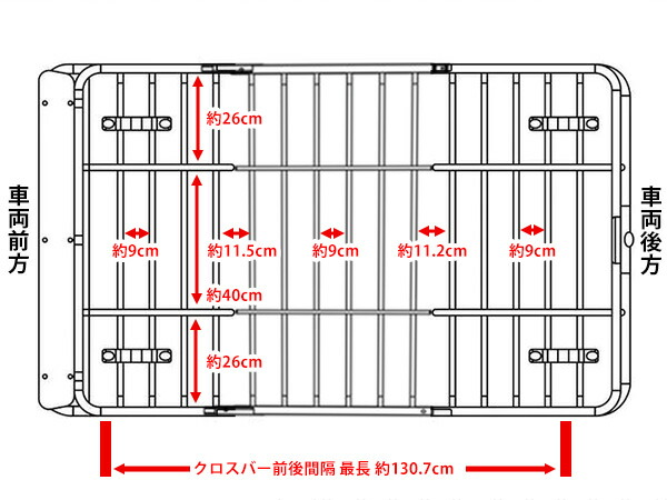 CURT製カートルーフラック(ルーフマウントカーゴラック/ルーフバスケット)18115+ラックエクステンション延長用18117