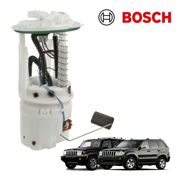 【BOSCH 正規品】ジープ JEEP 05-10y グランドチェロキー WH 4.7L 5.7L 6.1L V8 06-10y コマンダー 3.7L V6 4.7L 5.7L V8 フューエルポンプ 燃料ポンプ ガスケット付 67754｜カリフォルニアカスタム店