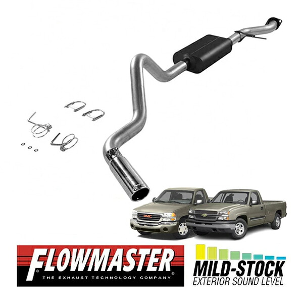 【FLOWMASTER 正規品】 フォースIIキャタバックエキゾーストシステム 99-07y シルバラード シエラ 1500 4.3L/4.8L/5.3L 17360