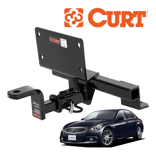 【CURT 正規品】Nissan 日産 スカイライン V36型 セダン 平成18年11月-平成26年1月 | インフィニティ G35 G37 G25 セダン クラス1 ヒッチメンバー 1.25インチ角 114993|カリフォルニアカスタム店