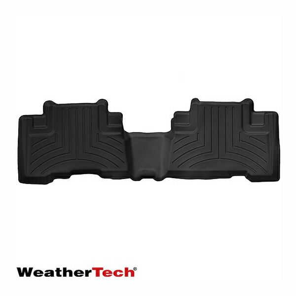 専用設計 WeatherTech/ウェザーテック ラバー フロアマット/ブラック 443112(2nd/セカンドシート用) / 2007y- トヨタ FJクルーザー