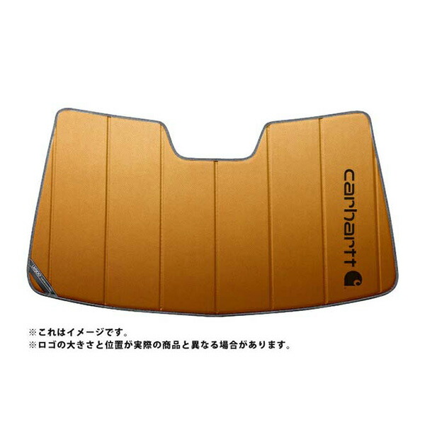 【CoverCraft 正規品】 専用設計 サンシェード ブロンズ 吸盤不要 折りたたみ式 レクサス NX200/300/200t/300h 10系 LDA無 Carhartt カーハートコラボ仕様 カバークラフト ［真夏もへたらない3層構造で断熱効果抜群］