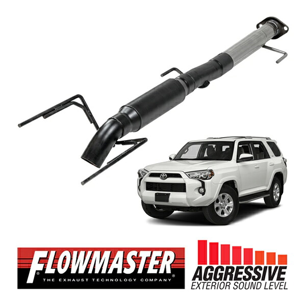 【FLOWMASTER 正規品】アウトローエクストリームキャタバックエキゾーストシステム 10-23y 4ランナー 4.0L 817961 フローマスター