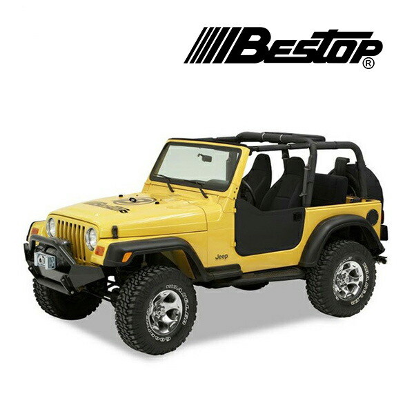 【お買い物マラソン★エントリーでP10倍！】【BESTOP 正規品】BESTOP ロワー ハーフドア 5303915 97-06y TJラングラー