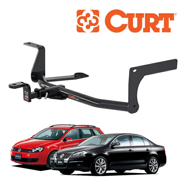 【CURT 正規品】VW フォルクスワーゲン ゴルフ6 ヴァリアント 1K系 | ジェッタ 1K系 クラス1 ヒッチメンバー 1.25インチ角 114743|カリフォルニアカスタム店