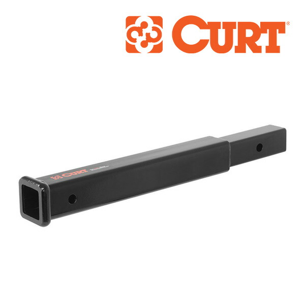 【お買い物マラソン★エントリーでP10倍！】【CURT 正規品】 トレーラーヒッチ アダプター 延長レシーバー 2インチ角 45796 18インチ長 約45.72cm 牽引能力 約1587kg