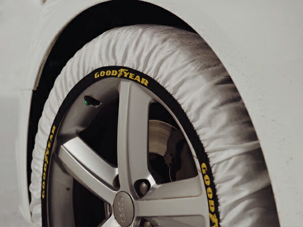 奉呈 GOODYEAR×ISSE スノーソックス 布製 タイヤチェーン SUPER XXLサイズ イッセ キャデラック XT6 7BA-C1TL  タイヤサイズ fucoa.cl