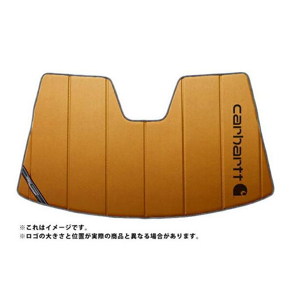 【CoverCraft 正規品】 専用設計 サンシェード ブロンズ 吸盤不要 折りたたみ式 スバル インプレッサ WRX STI GV GR系/アネシス GE系/XV GH系 Carhartt カーハートコラボ仕様 カバークラフト ［真夏もへたらない3層構造で断熱効果抜群］