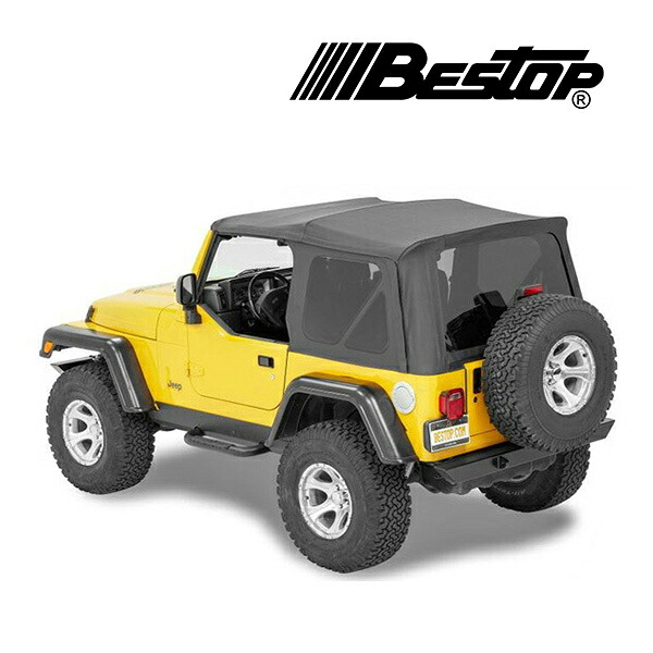 【BESTOP 正規品】BESTOP SUPERTOP NXコンプリートソフトトップ ブラック 5472015 97-06y TJラングラー