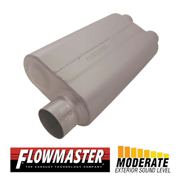 【お買い物マラソン★エントリーでP10倍！】FLOW MASTER / フローマスター 50 デルタ フロー マフラー #9430512 Offset in 3.00\