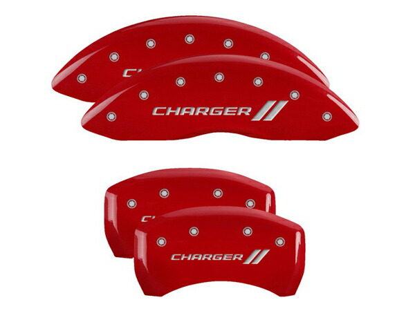【MGP 正規品】 11-21y ダッジ チャージャー SXT GT R/T 専用設計 ブレーキ キャリパーカバー レッド チャージャーロゴ 12181SCH1RD