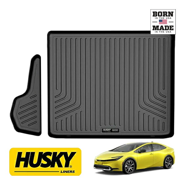 【HUSKY LINERS 正規品】WETHERBEATER オールウェザー リア カーゴライナー ラゲッジマット カーゴマット カーゴプロテクター ブラック 25871 トヨタ プリウス 60系 ハスキーライナーズ