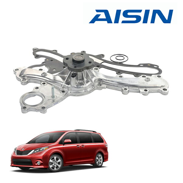 【お買い物マラソン★エントリーでP10倍！】【AISIN 正規品】07-16y トヨタ TOYOTA シエナ 3.5L用 ウォーターポンプ WPT-803 アイシン製