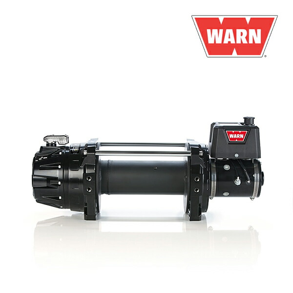 【WARN (ウォーン) USA正規品】ウインチ シリーズG2 9DC ワイヤーロープ用 12V 電動ウインチ 10インチドラム 時計回り マニュアルクラッチ 牽引能力 4080kg 104325