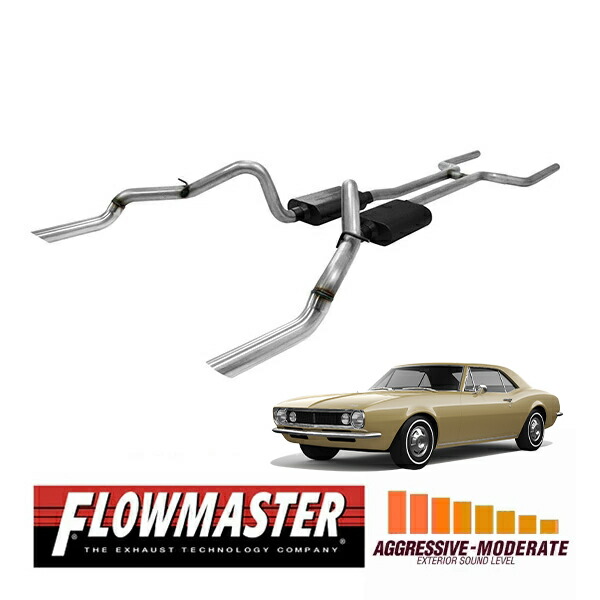 【FLOWMASTER 正規品】アメリカンサンダークロスメンバーバックエキゾーストシステム 69y カマロ V8 ファイアーバード V8 817139 128,000円