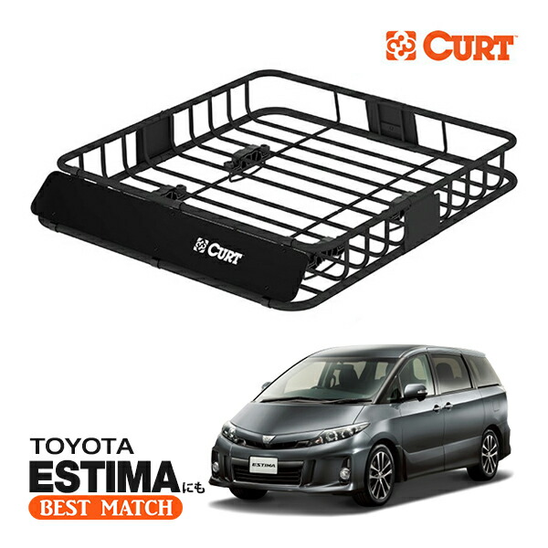 TOYOTA エスティマ ルーフレール ブラック 2本セット 楽天市場】トヨタ エスティマ GSR50W(ルーフレール無車専用