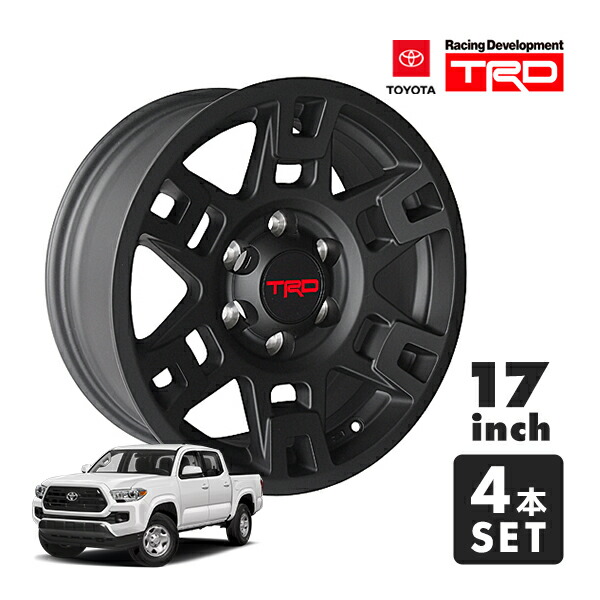 楽天市場】USトヨタ純正 TRD 17インチホイール マットブラック