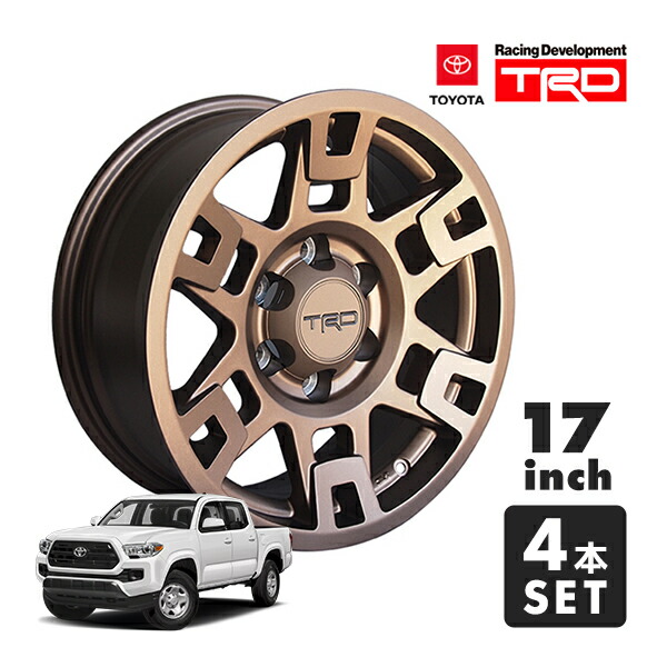 USトヨタTRDホイール5本セット USトヨタ純正 TRD 17インチホイール ブロンズ 5本セット TOYOTA