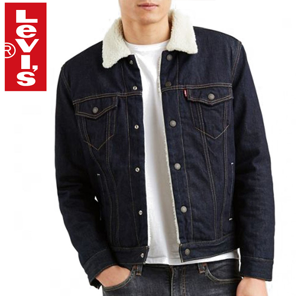 楽天市場】リーバイス正規品 黒ボンバージャケット Levi's Sherpa