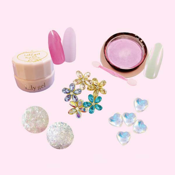 Lily gel リリージェル Knock knock. シリーズ パーフェクトセット【ネイル ジェルネイル パウダー ネイルパーツ】 6,555円