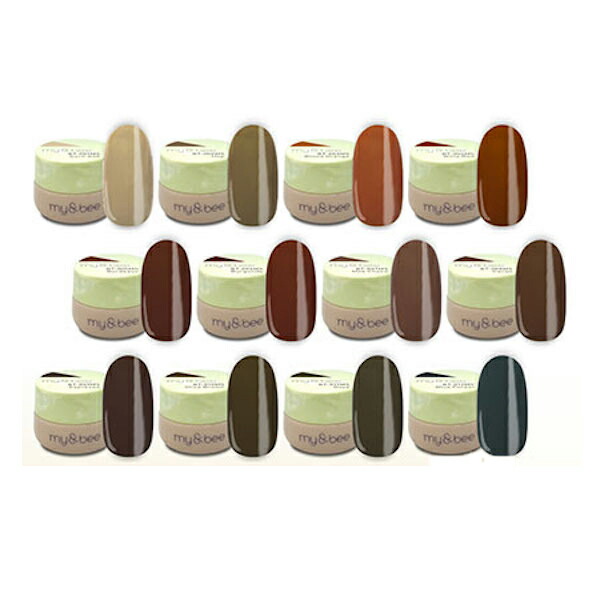 楽天市場】my&bee マイビー カラージェル エッジィセットA 2.5g 8色