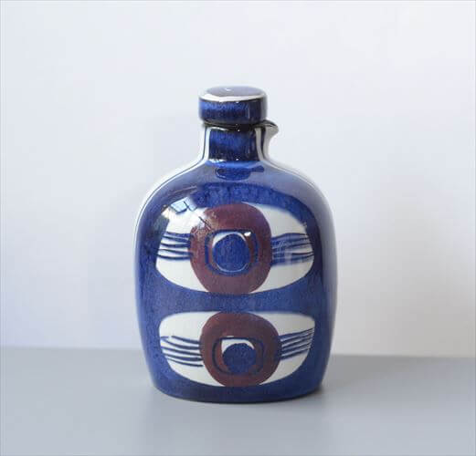 【送料無料】デンマーク製 Royal Copenhagen Tenera ビネガーボトル 蓋つき Inge-Lise Koefoed ロイコペ 北欧 花器 一輪挿し ヴィンテージ アンティーク_250901
