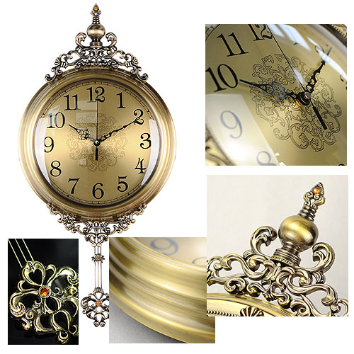 連続秒針 壁掛け時計 アンティーク ウォールクロック 掛け時計 オシャレ おしゃれ インテリア 時計 北欧 レトロ アイアン 音がしない 振り子 Mpgbooks Com